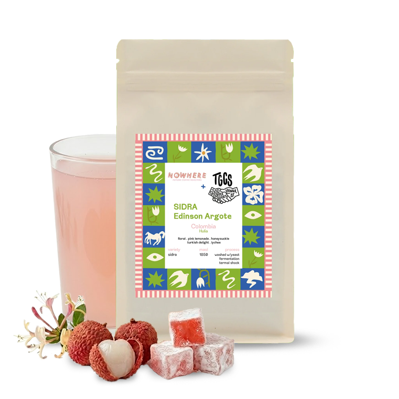 Specialty coffee Nowhere Future Coffee Roasters Colombia EDINSON ARGOTE - Sidra - 200g