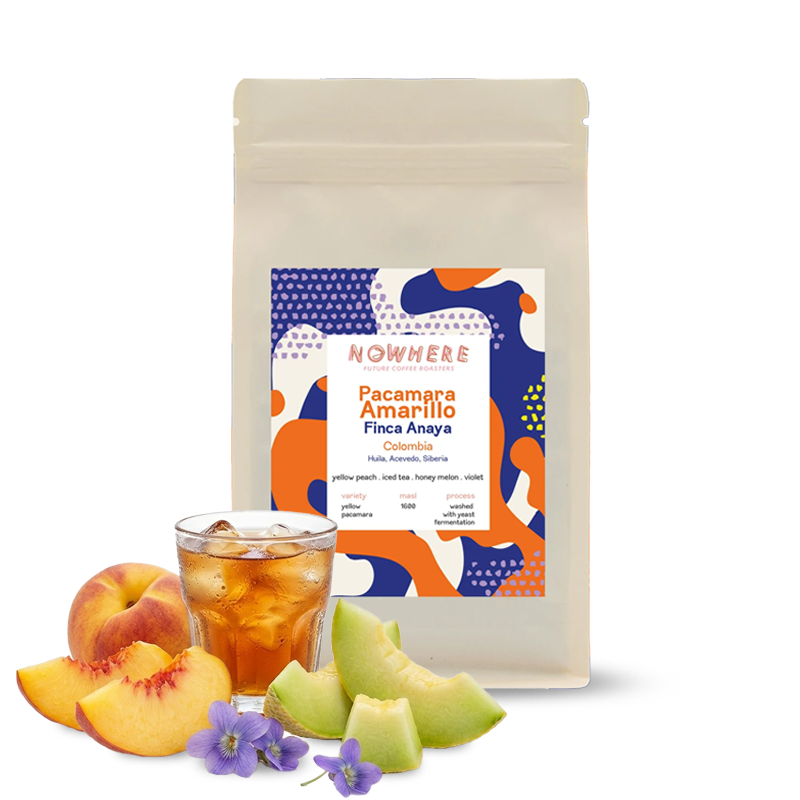 Specialty coffee Nowhere Future Coffee Roasters Colombia FINCA ANAYA - Pacamara Amarillo - 200g