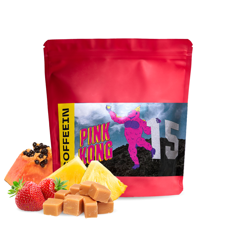 Specialty coffee Coffeein PINK KONG blend - espresso - birthday edition