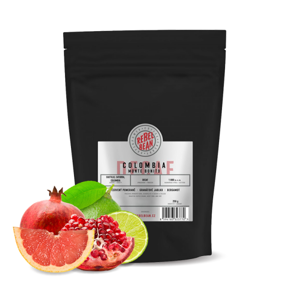 Specialty coffee Rebelbean Colombia MONTE BONITO - decaffeinated
