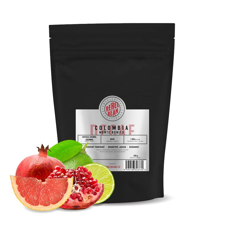 Specialty coffee Rebelbean Colombia MONTE BONITO - decaffeinated